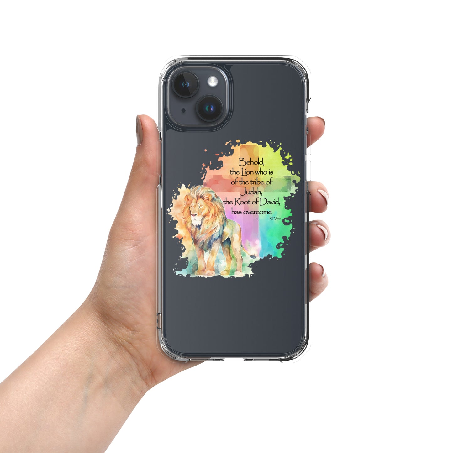 The Lion of Judah – Inspired by Rev 5:5 - Clear Case for iPhone®