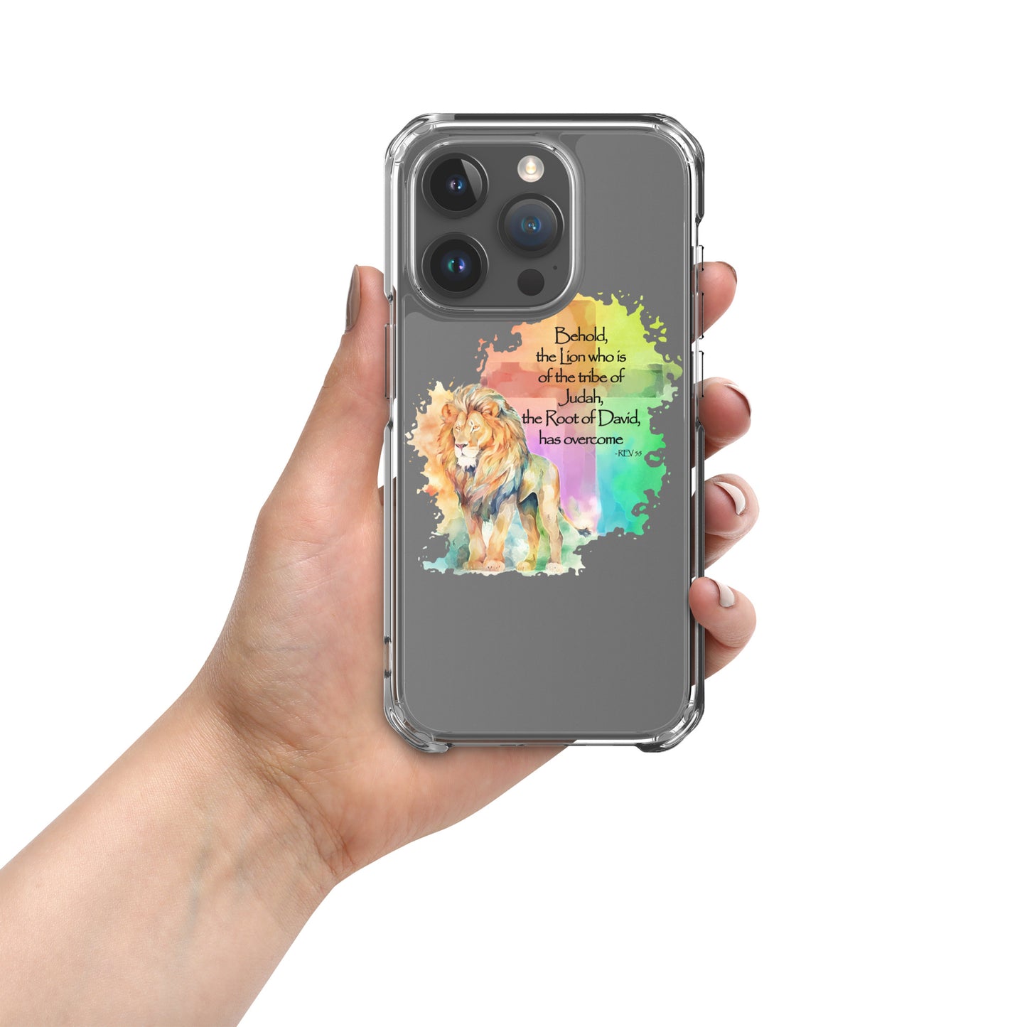 The Lion of Judah – Inspired by Rev 5:5 - Clear Case for iPhone®