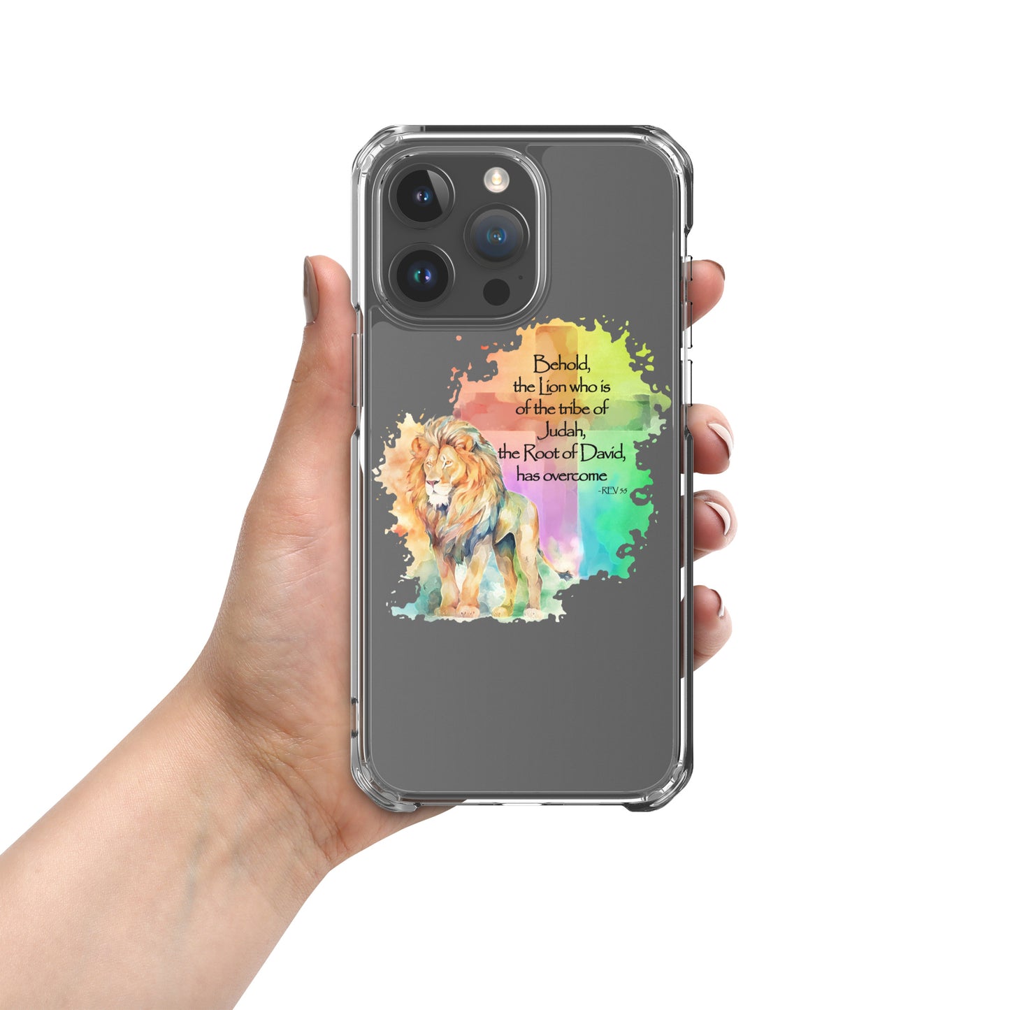 The Lion of Judah – Inspired by Rev 5:5 - Clear Case for iPhone®