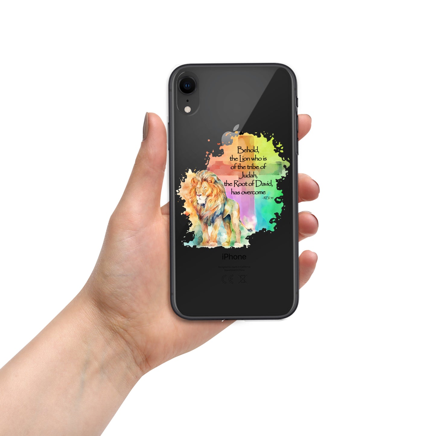 The Lion of Judah – Inspired by Rev 5:5 - Clear Case for iPhone®