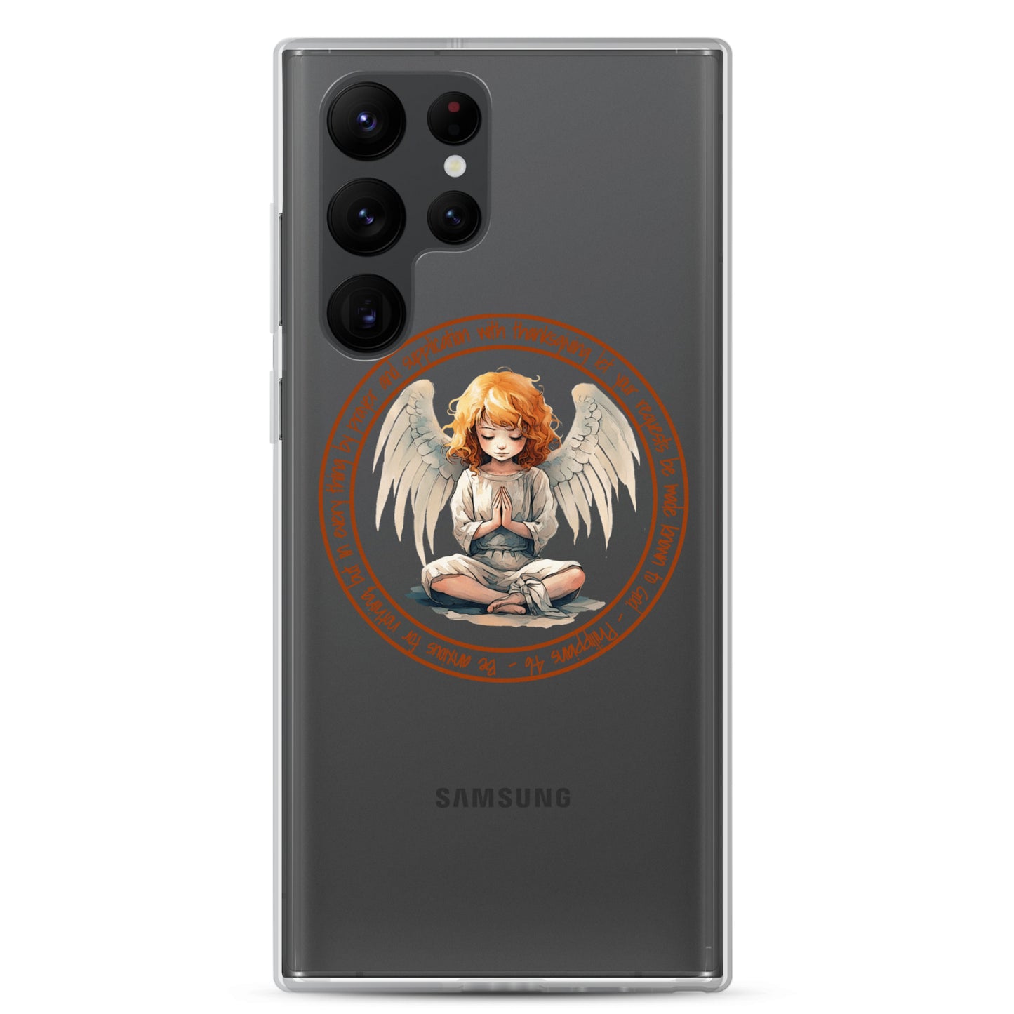 Anxious for Nothing Inspired by Philippians 4:6 - Clear Case for Samsung®