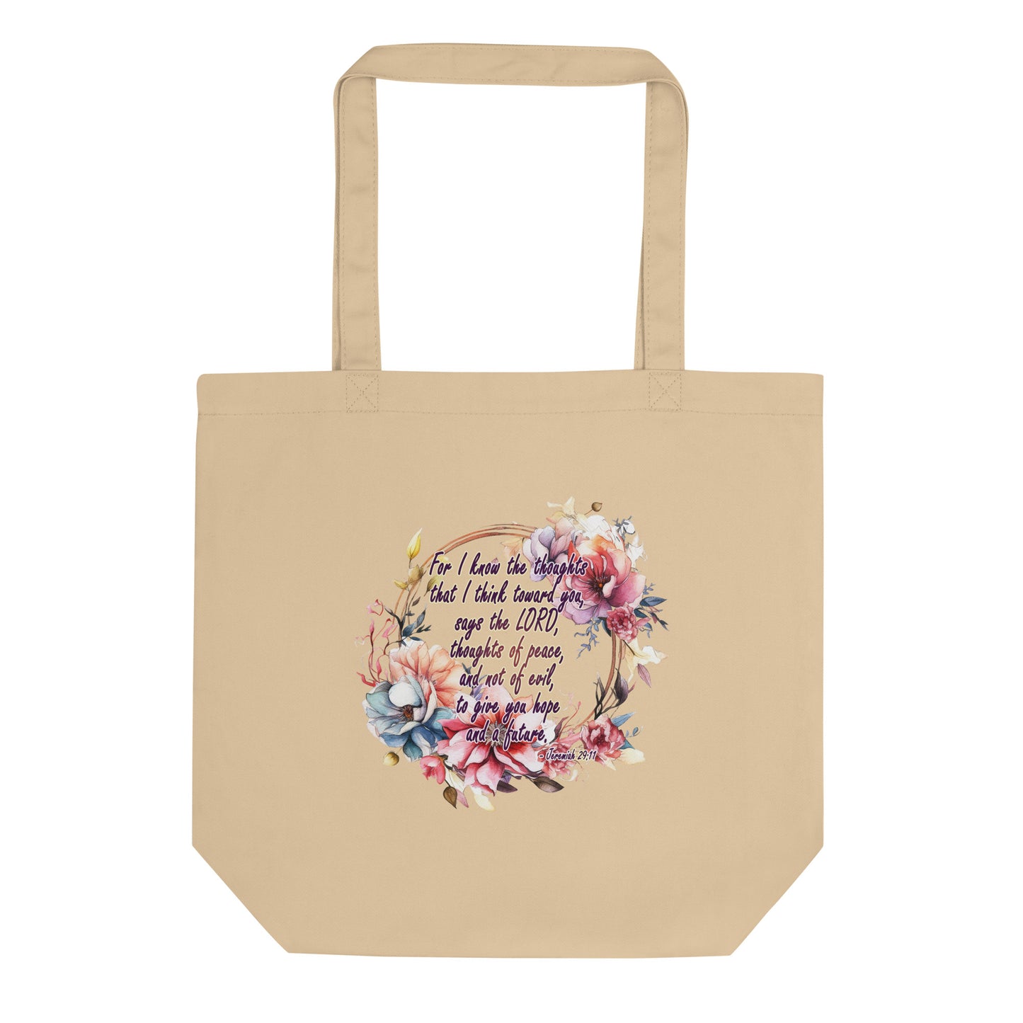 Jeremiah 29:11 - Plan, Hope and Future- Eco Tote Bag