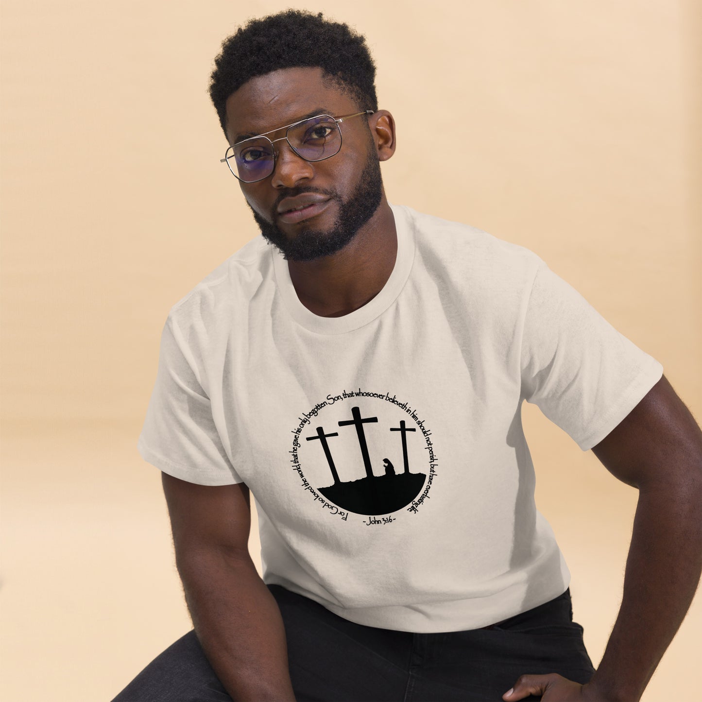 He so Loved the Word - inspired by John 3:16 - Men's classic tee