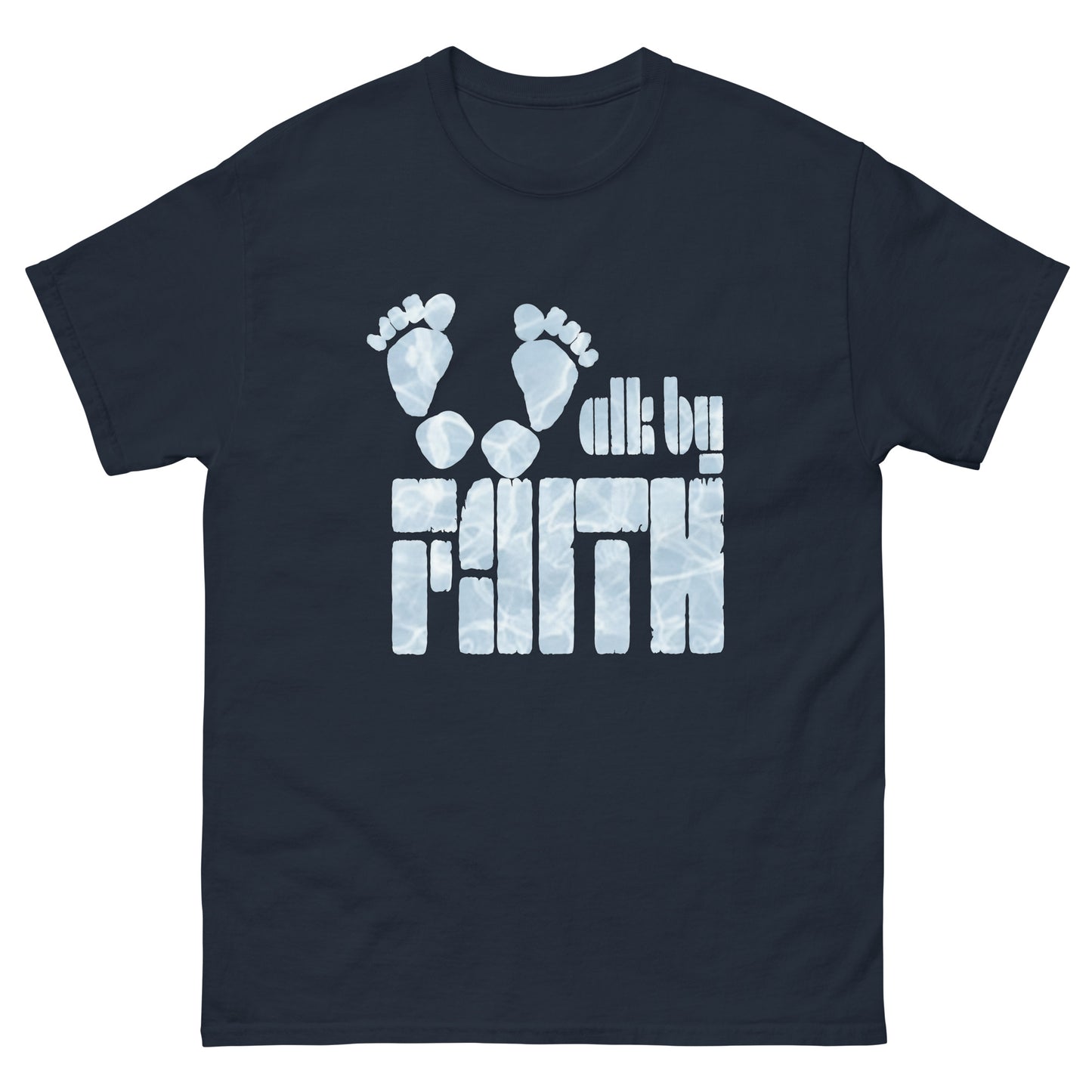 Walk by Faith - Inspired by Matthew 14:28 - Men's classic tee