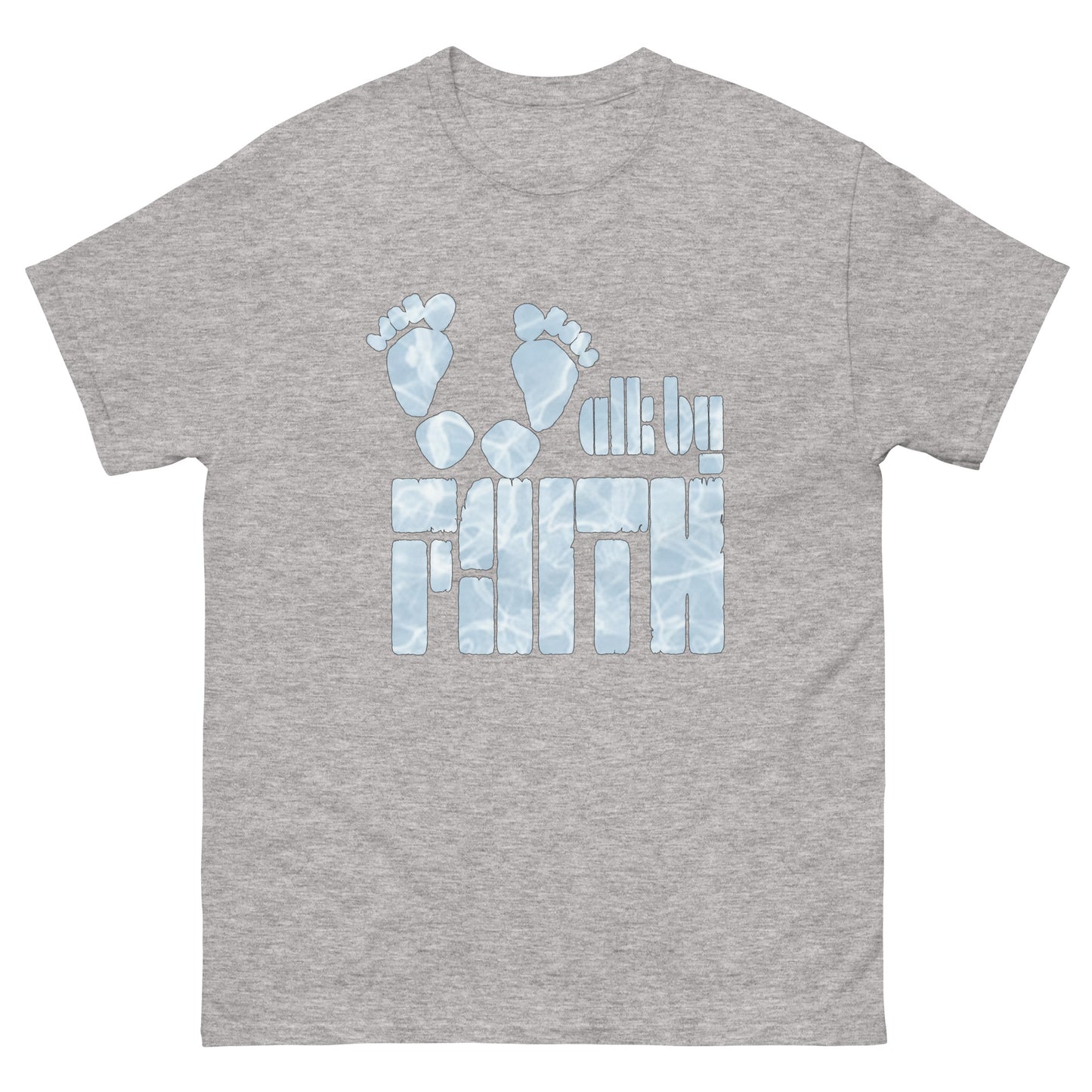 Walk by Faith - Inspired by Matthew 14:28 - Men's classic tee