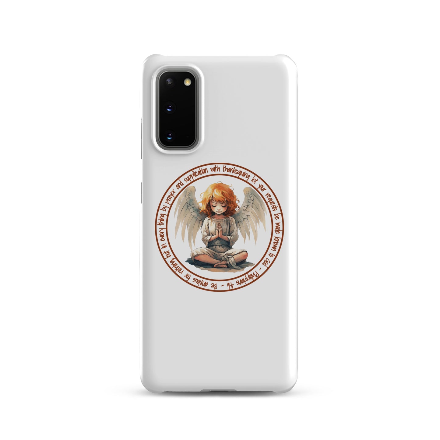 Anxious for Nothing Inspired by Philippians 4:6 - Snap case for Samsung®