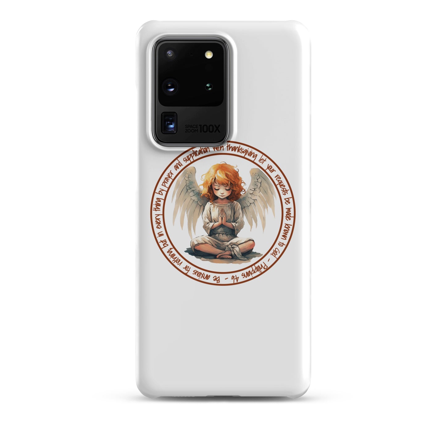 Anxious for Nothing Inspired by Philippians 4:6 - Snap case for Samsung®