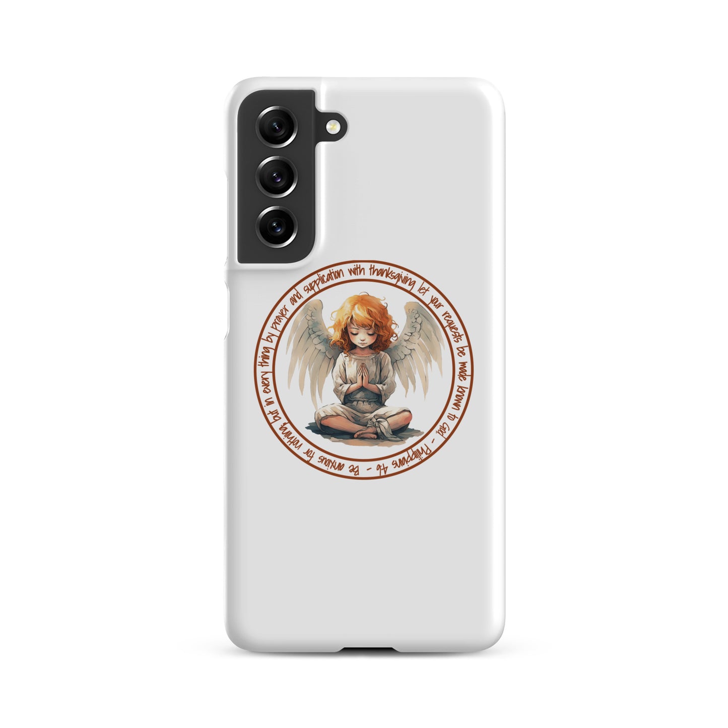 Anxious for Nothing Inspired by Philippians 4:6 - Snap case for Samsung®