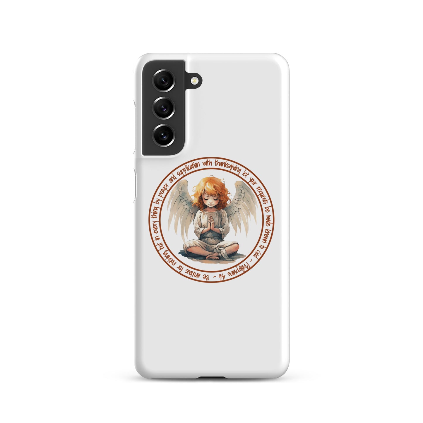 Anxious for Nothing Inspired by Philippians 4:6 - Snap case for Samsung®