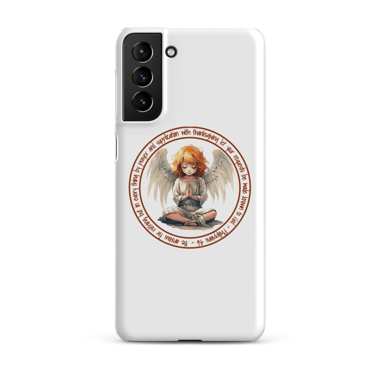 Anxious for Nothing Inspired by Philippians 4:6 - Snap case for Samsung®