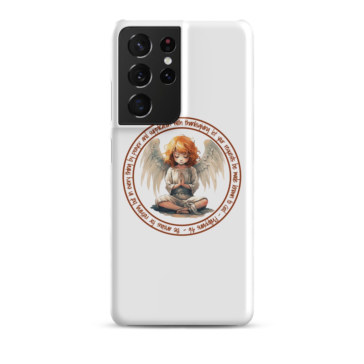 Anxious for Nothing Inspired by Philippians 4:6 - Snap case for Samsung®