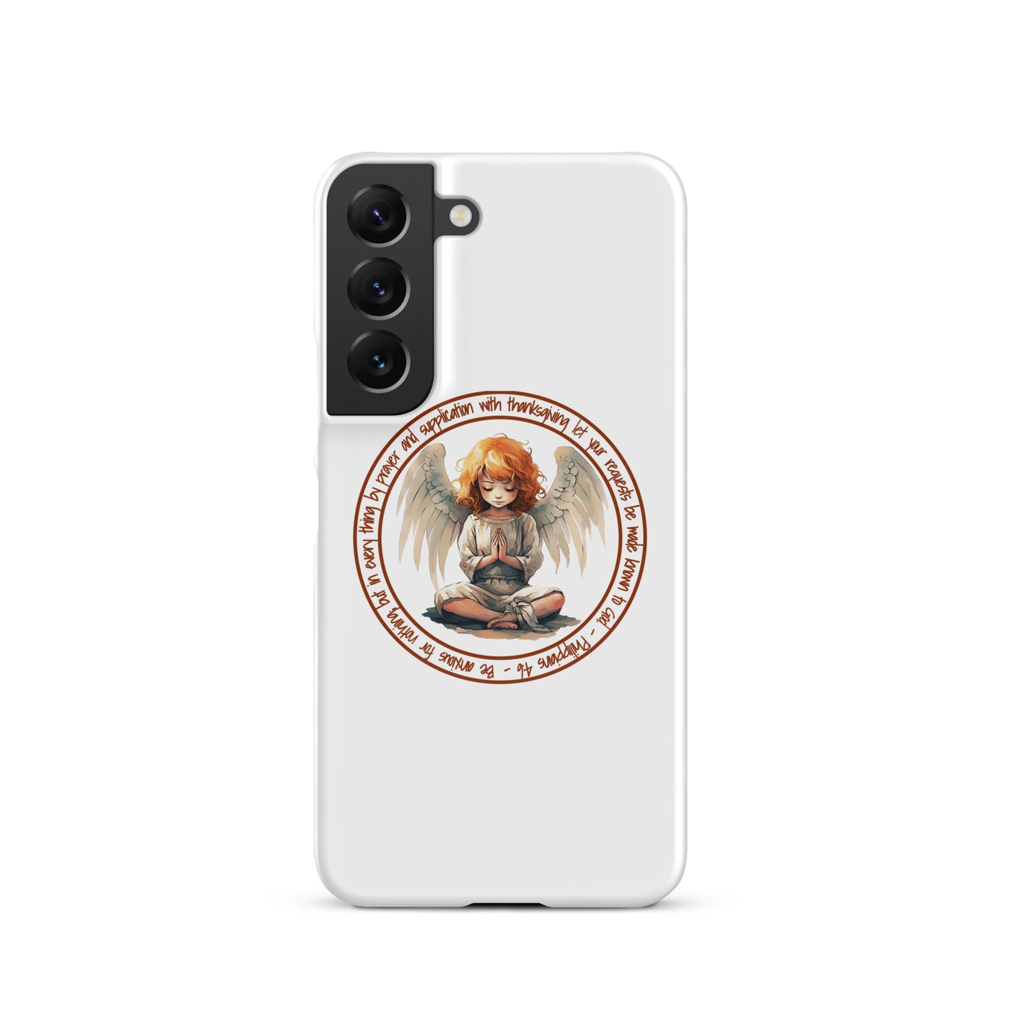 Anxious for Nothing Inspired by Philippians 4:6 - Snap case for Samsung®