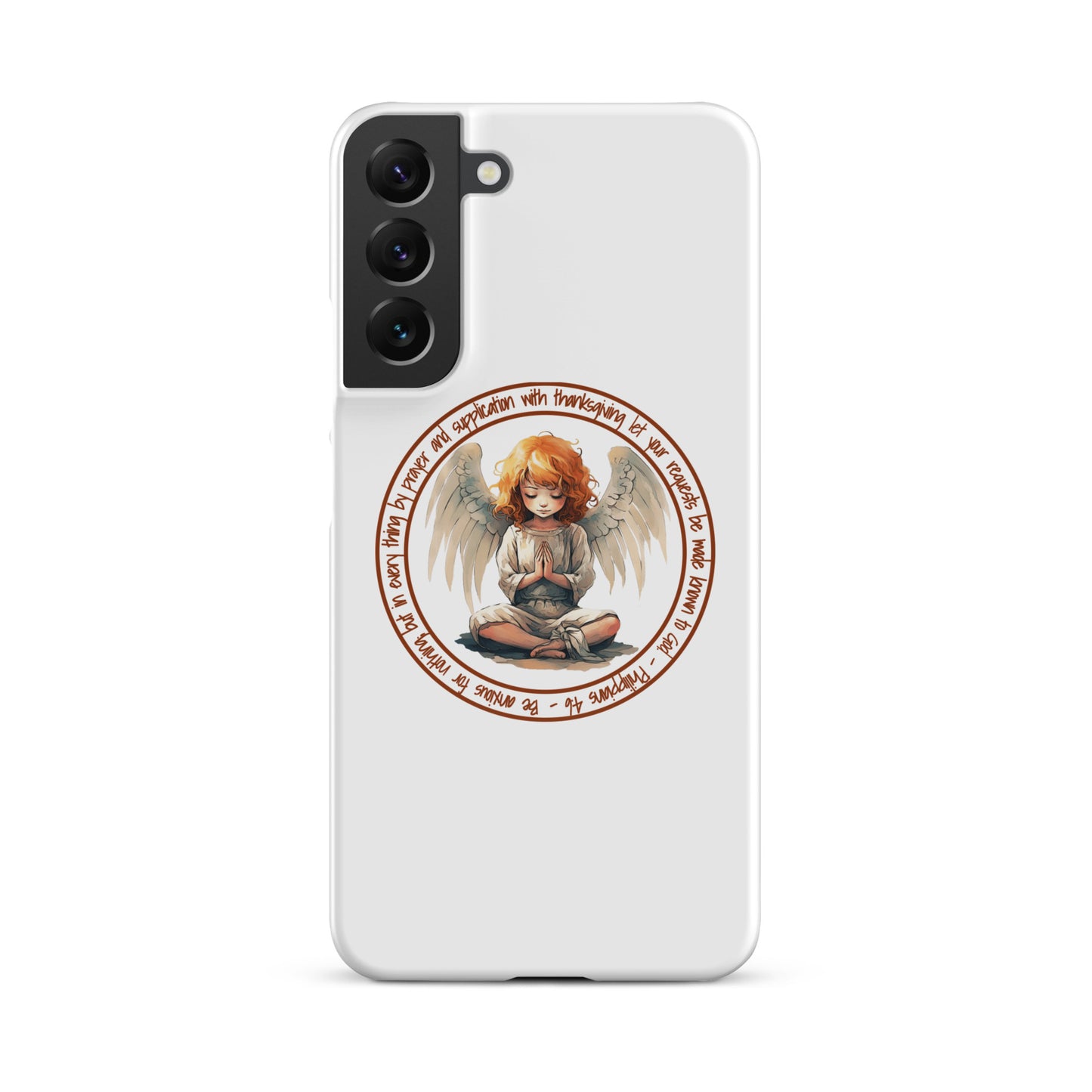 Anxious for Nothing Inspired by Philippians 4:6 - Snap case for Samsung®