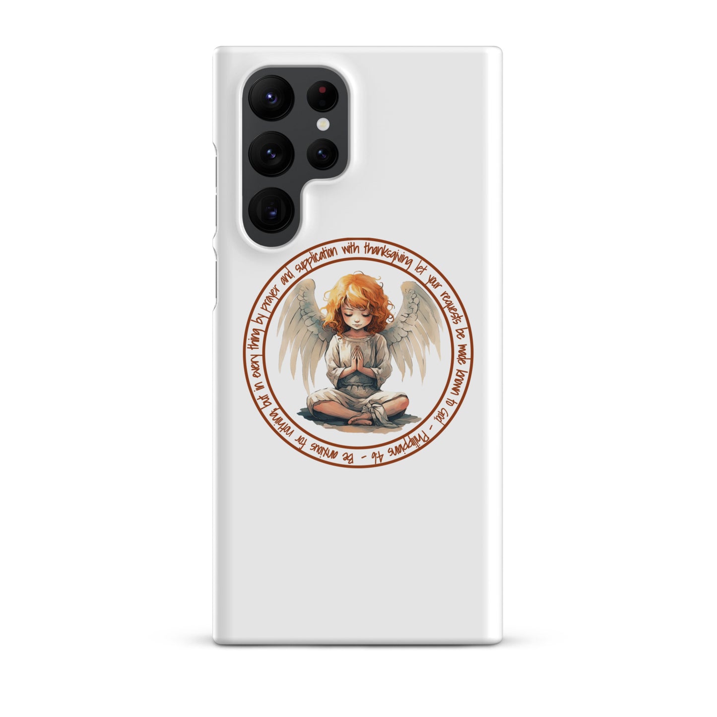 Anxious for Nothing Inspired by Philippians 4:6 - Snap case for Samsung®