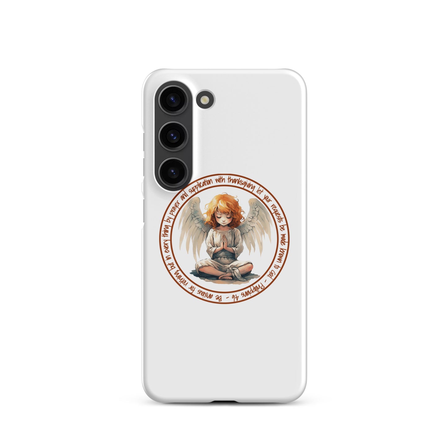 Anxious for Nothing Inspired by Philippians 4:6 - Snap case for Samsung®