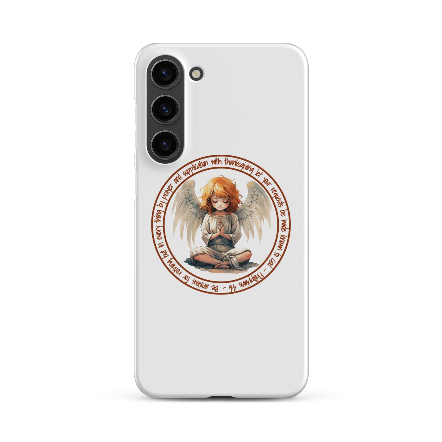 Anxious for Nothing Inspired by Philippians 4:6 - Snap case for Samsung®