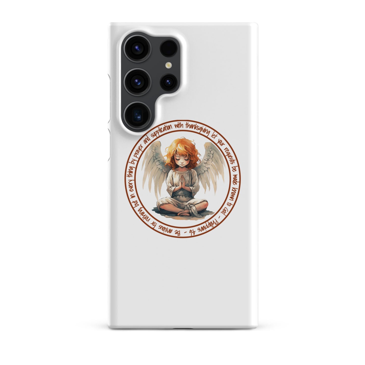 Anxious for Nothing Inspired by Philippians 4:6 - Snap case for Samsung®