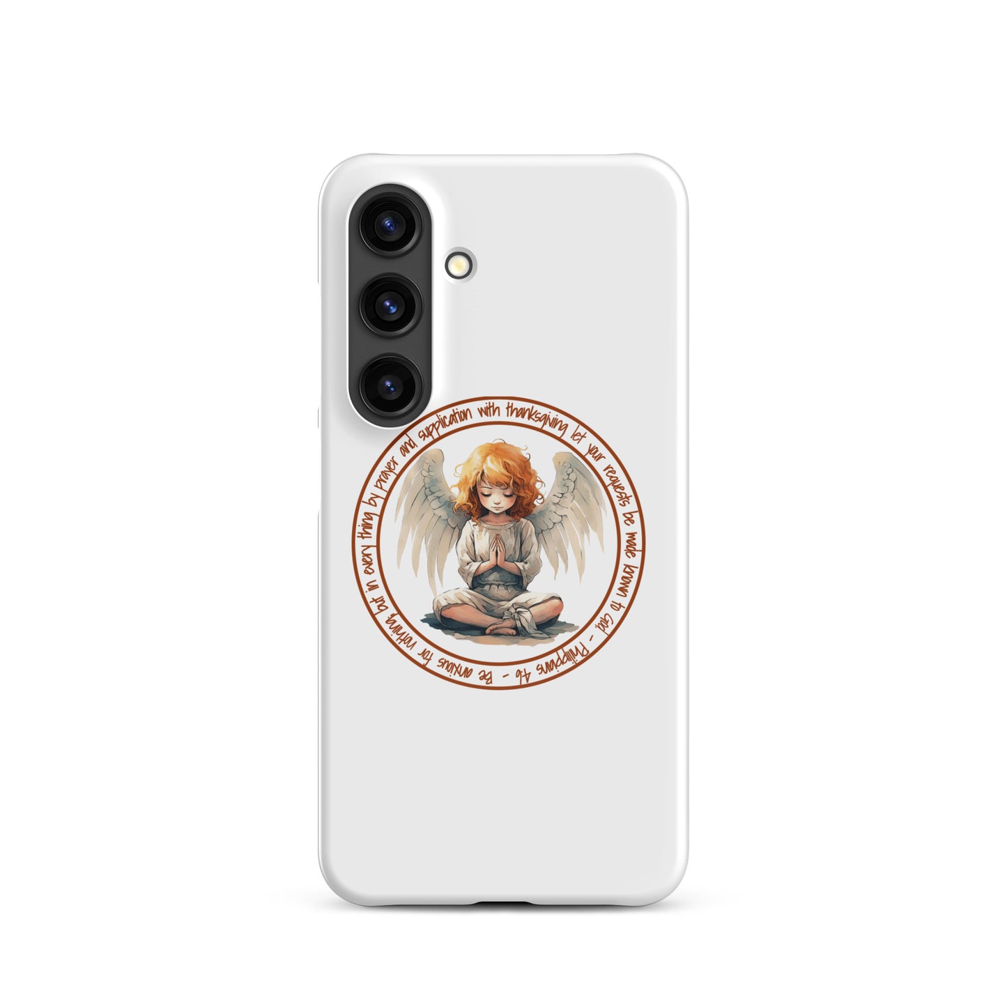 Anxious for Nothing Inspired by Philippians 4:6 - Snap case for Samsung®