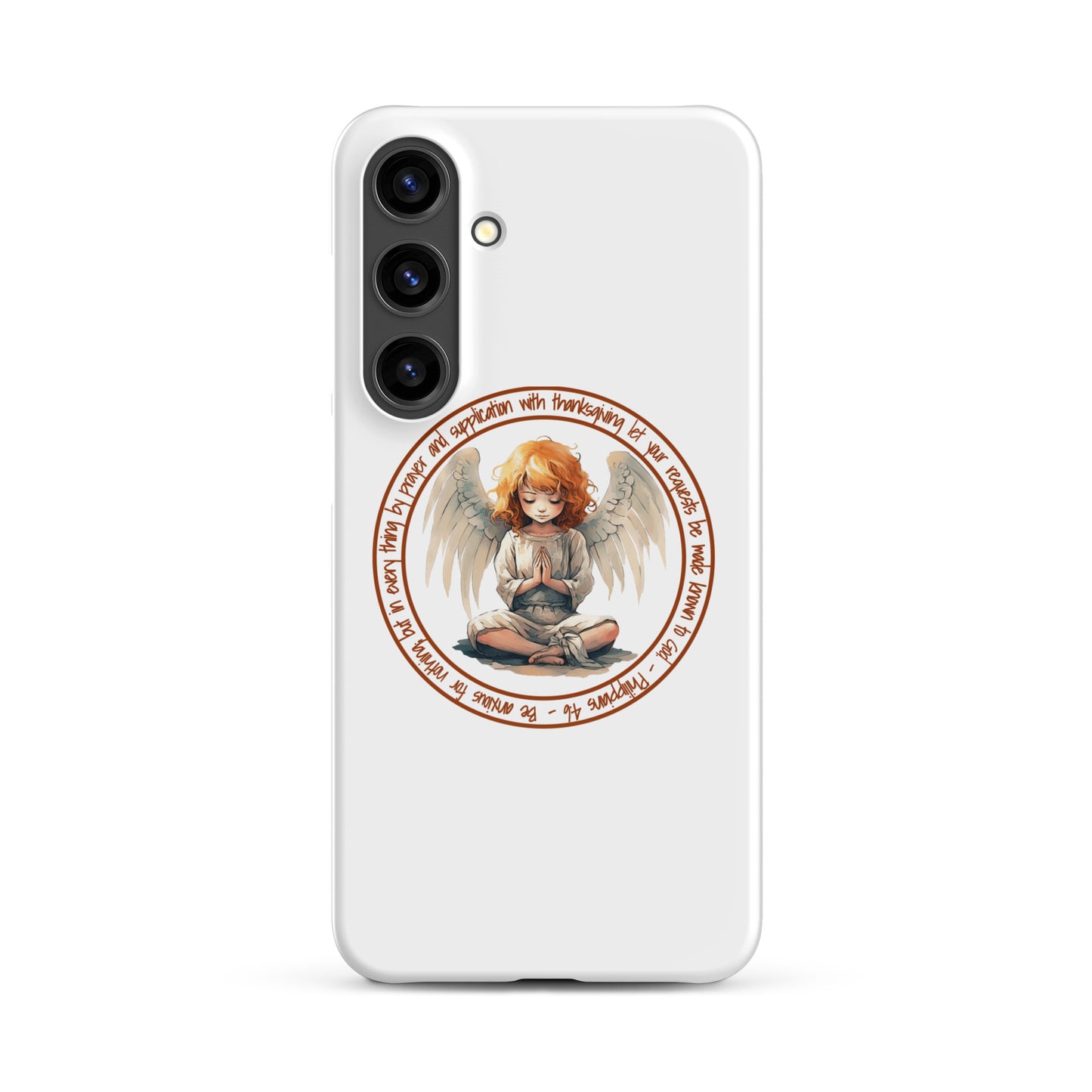 Anxious for Nothing Inspired by Philippians 4:6 - Snap case for Samsung®