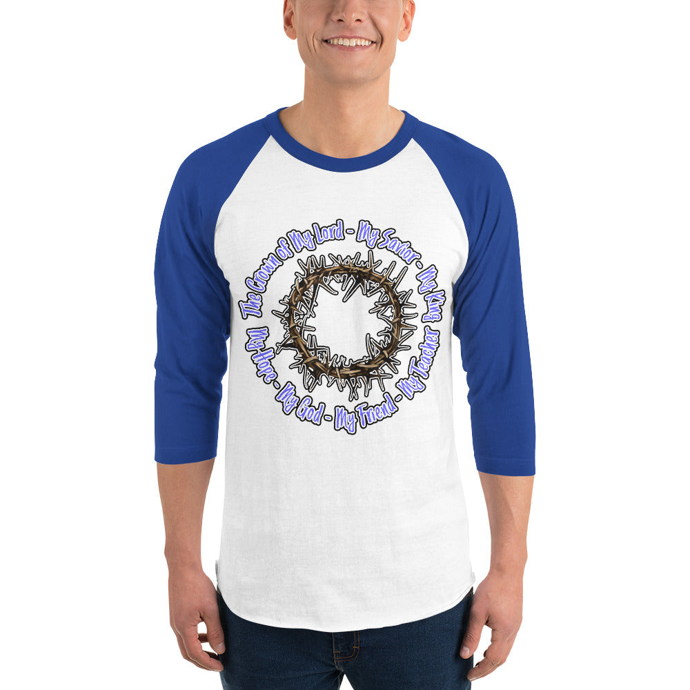 Crown of My Lord - 3/4 sleeve raglan shirt