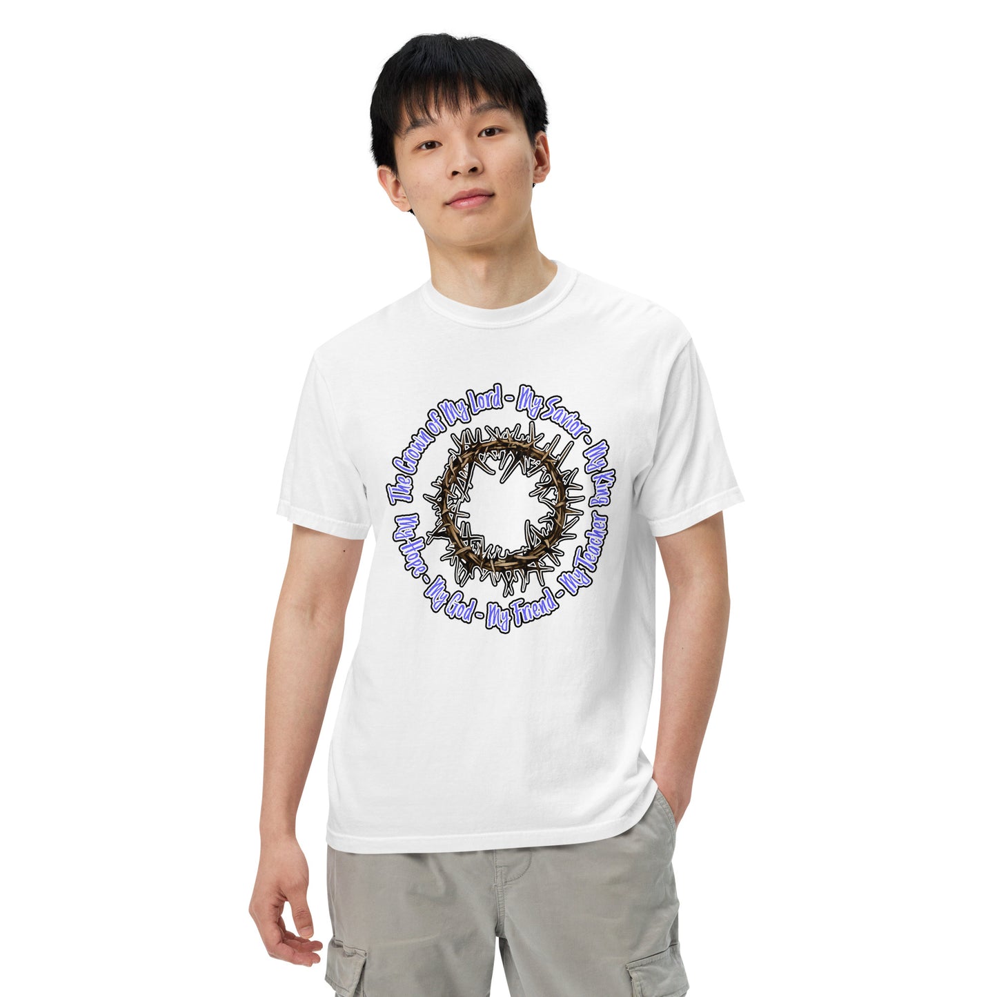 Crown of My Lord - Unisex garment-dyed heavyweight t-shirt