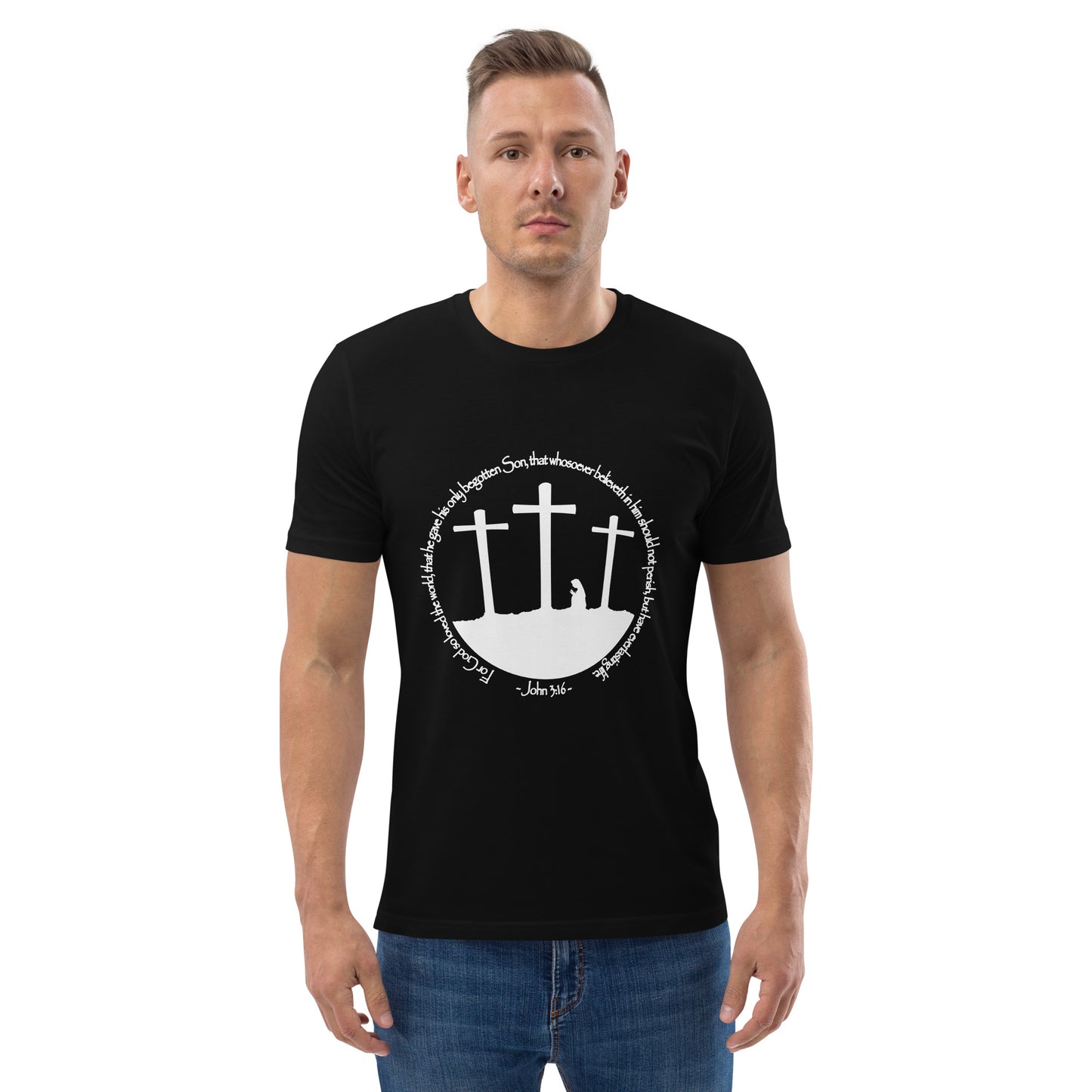 He so Loved the Word - inspired by John 3:16 - Unisex organic cotton t-shirt