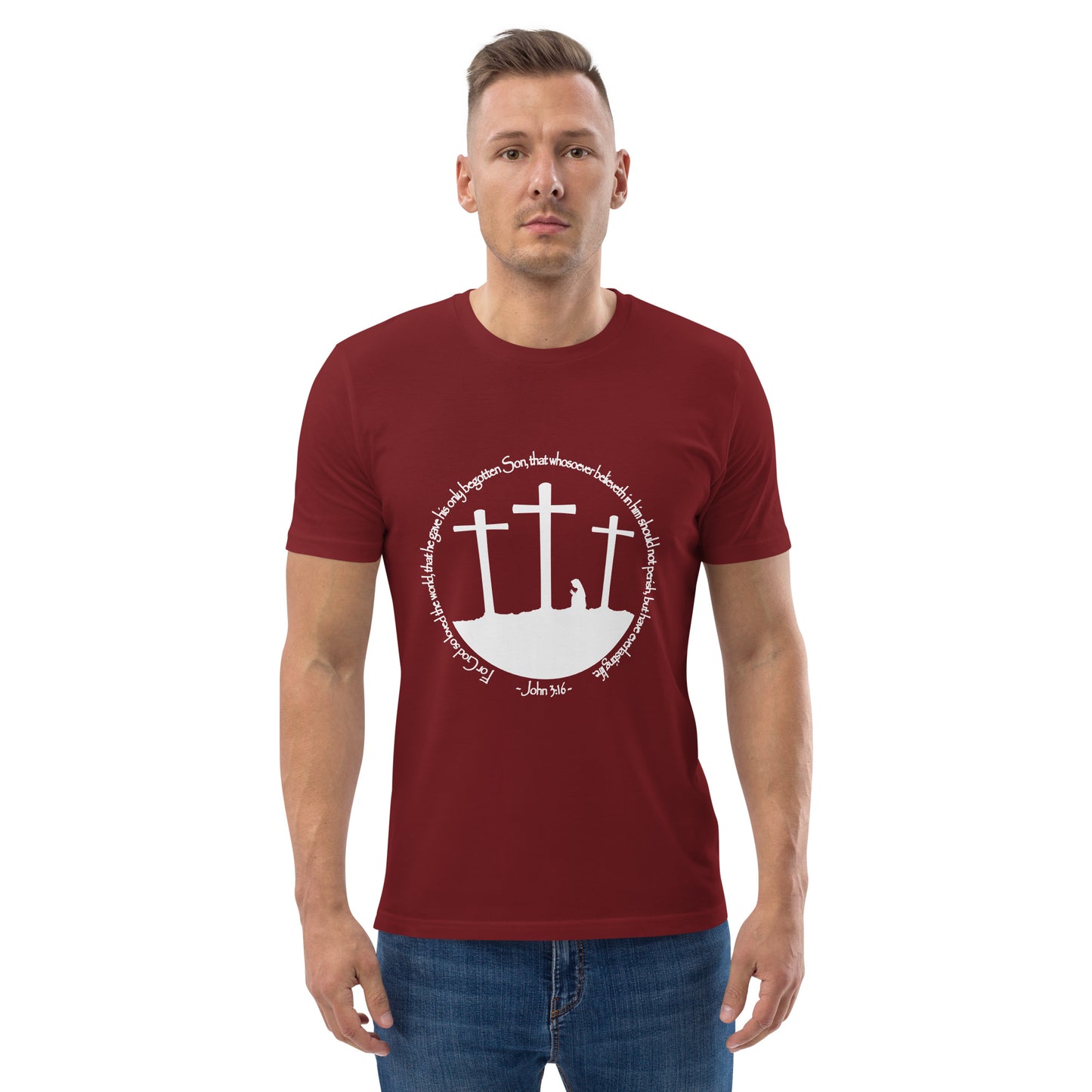 He so Loved the Word - inspired by John 3:16 - Unisex organic cotton t-shirt