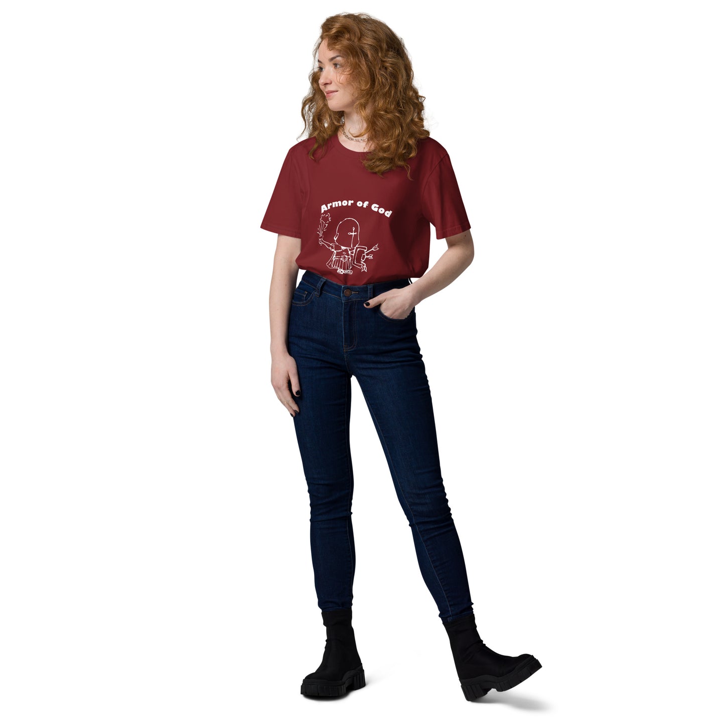 Armor of God - inspired by Ephesians 6 - Unisex organic cotton t-shirt