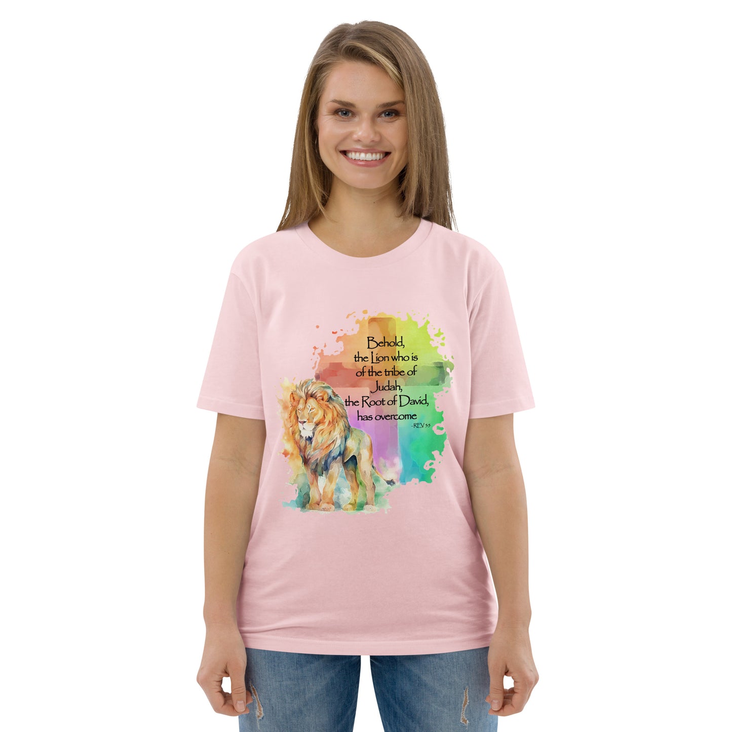 The Lion of Judah – Inspired by Rev 5:5 - Unisex organic cotton t-shirt