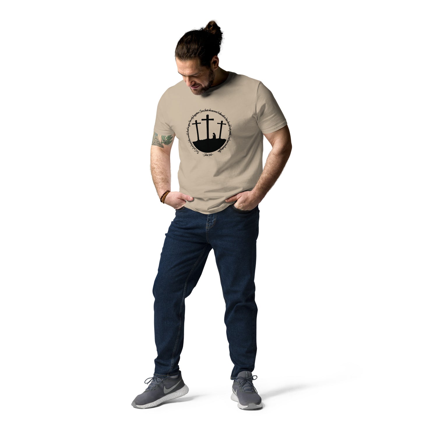 He so Loved the Word - inspired by John 3:16 - Unisex organic cotton t-shirt