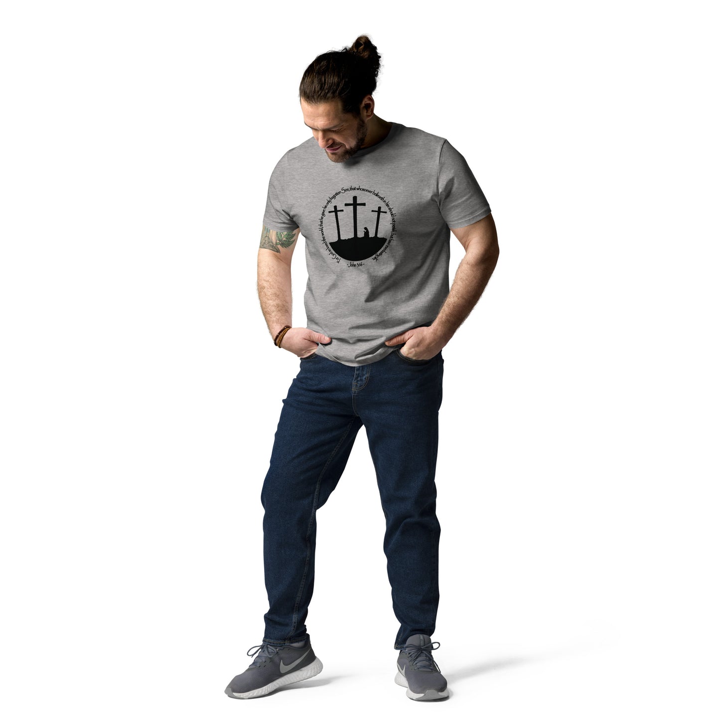 He so Loved the Word - inspired by John 3:16 - Unisex organic cotton t-shirt