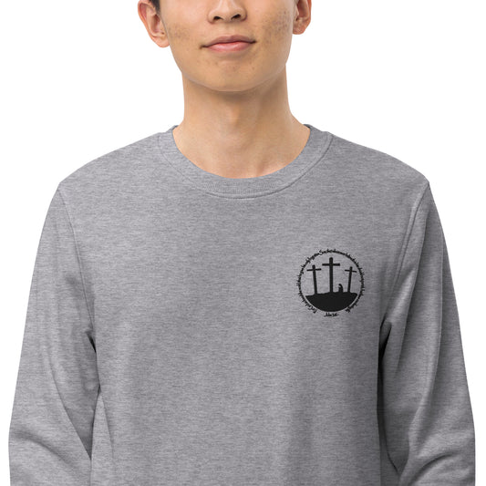 He so Loved the Word - inspired by John 3:16 - Unisex organic sweatshirt