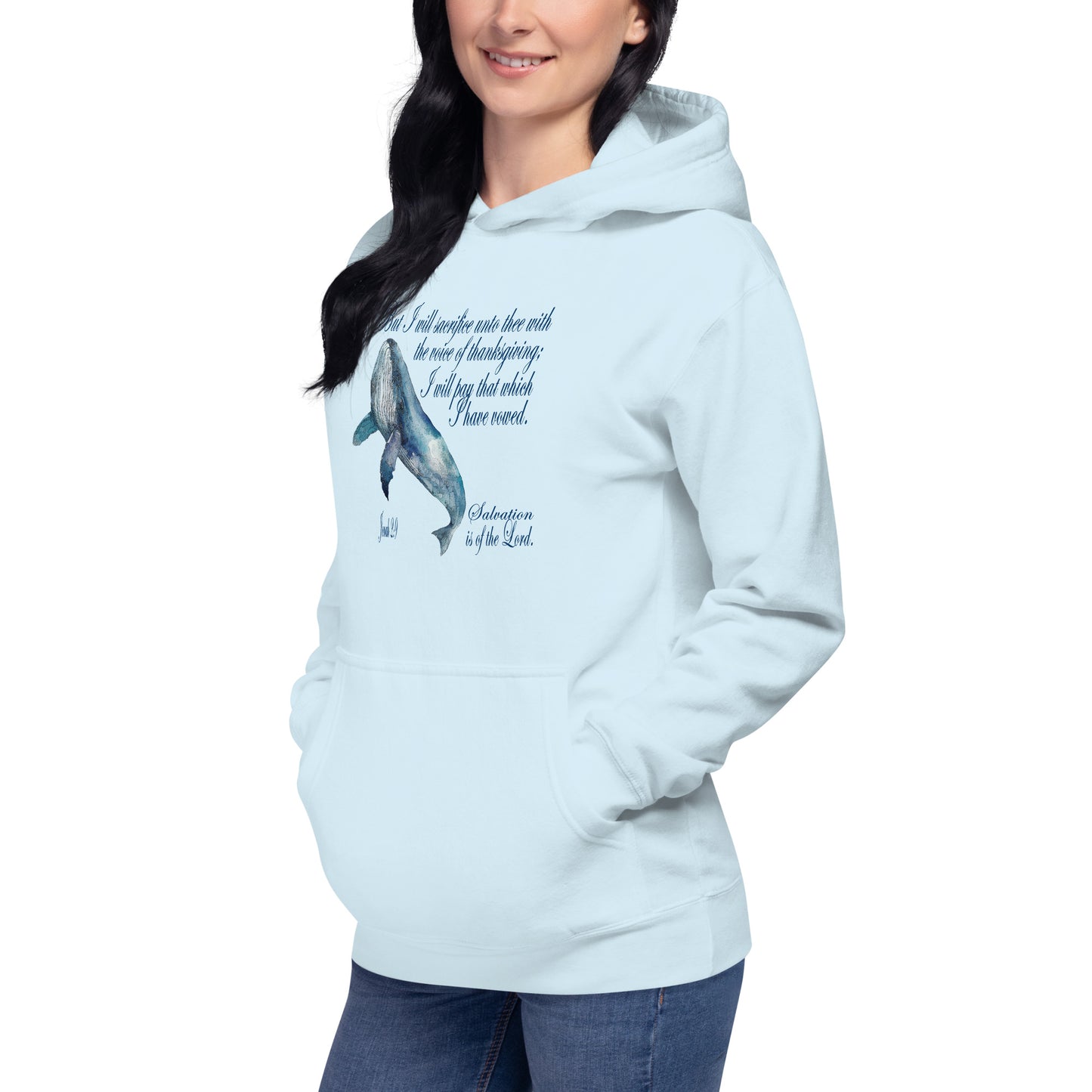 Prayer of Thanksgiving - Inspired by Jonah 2:9 - Unisex Hoodie