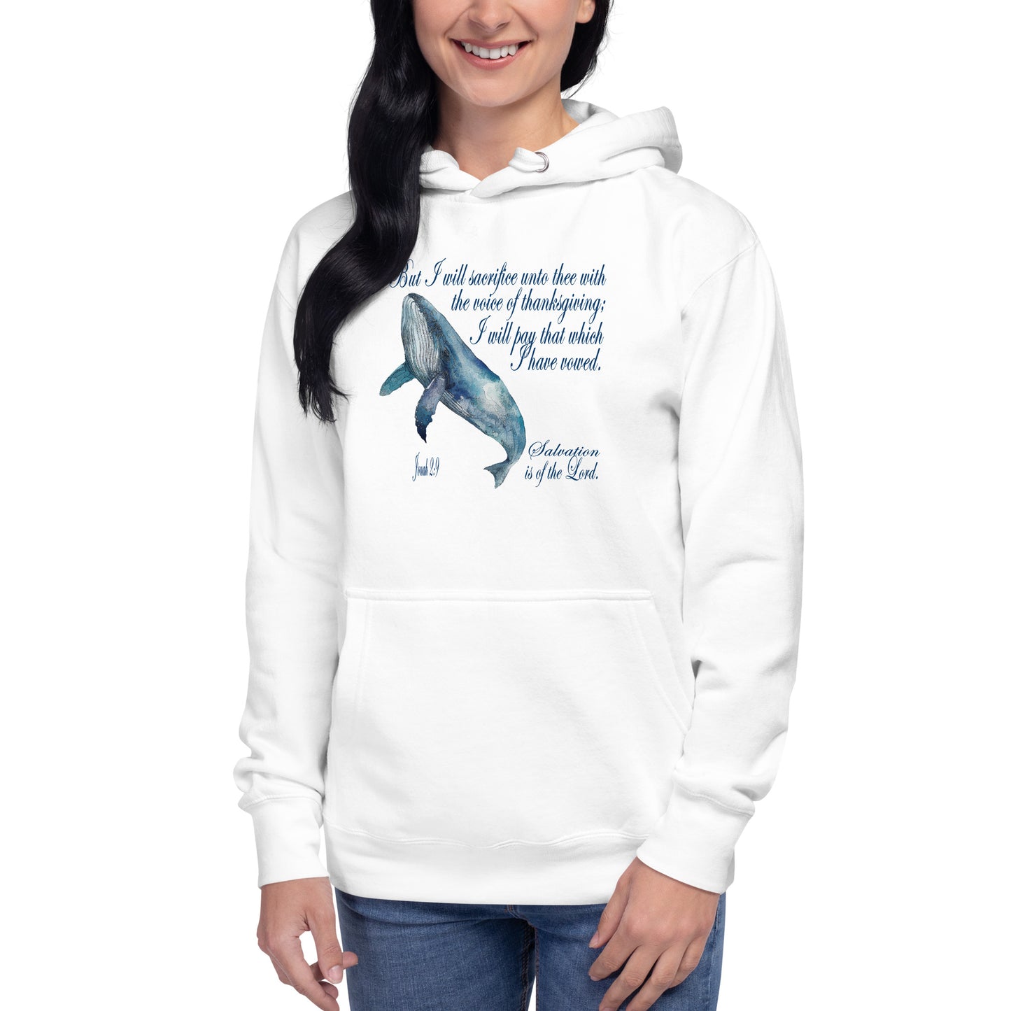 Prayer of Thanksgiving - Inspired by Jonah 2:9 - Unisex Hoodie