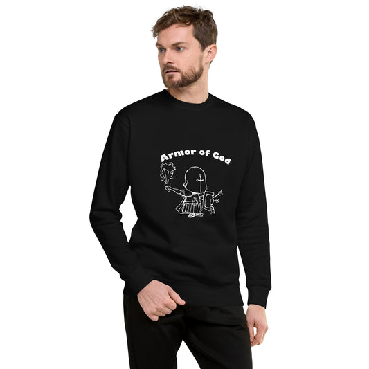 Armor of God - inspired by Ephesians 6 - Unisex Premium Sweatshirt