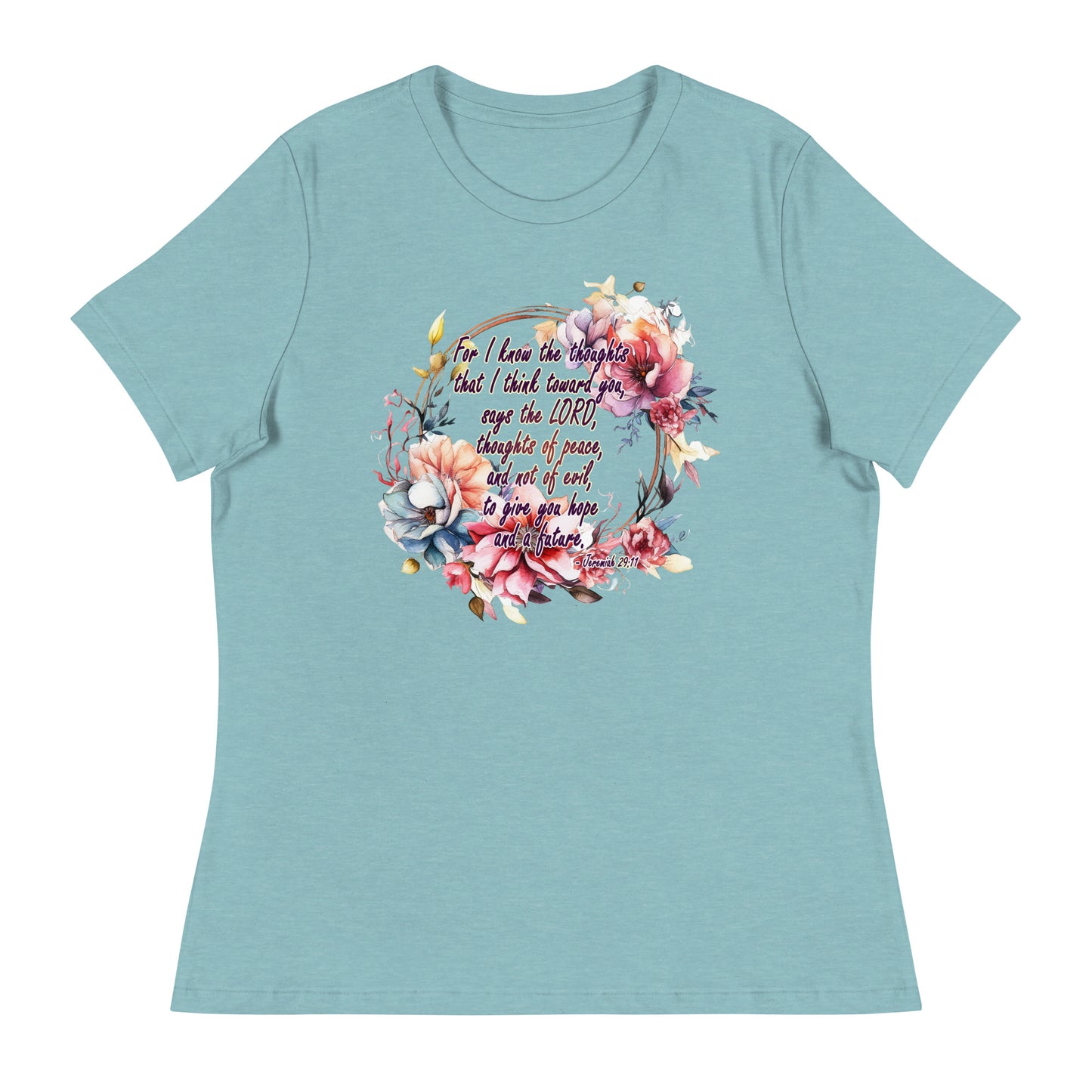 Jeremiah 29:11 - Plan, Hope and Future - Women's Relaxed T-Shirt