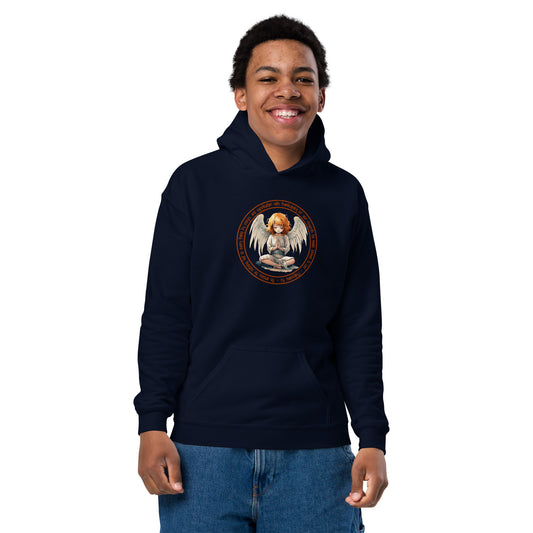 Anxious for Nothing Inspired by Philippians 4:6 - Youth heavy blend hoodie
