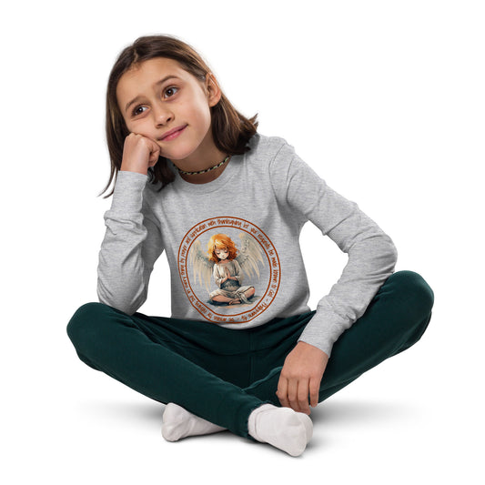 Anxious for Nothing Inspired by Philippians 4:6 - Youth long sleeve tee